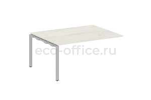 Проходной наборный элемент переговорного стола METAL SYSTEM STYLE БП.ППРГ-4 Дуб Наварра / Серый металл фото