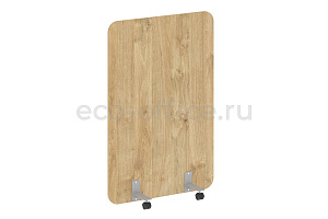 Перегородка на металлических опорах, на роликах R-LINE DP.R-100-150 Тиквуд Светлый фото