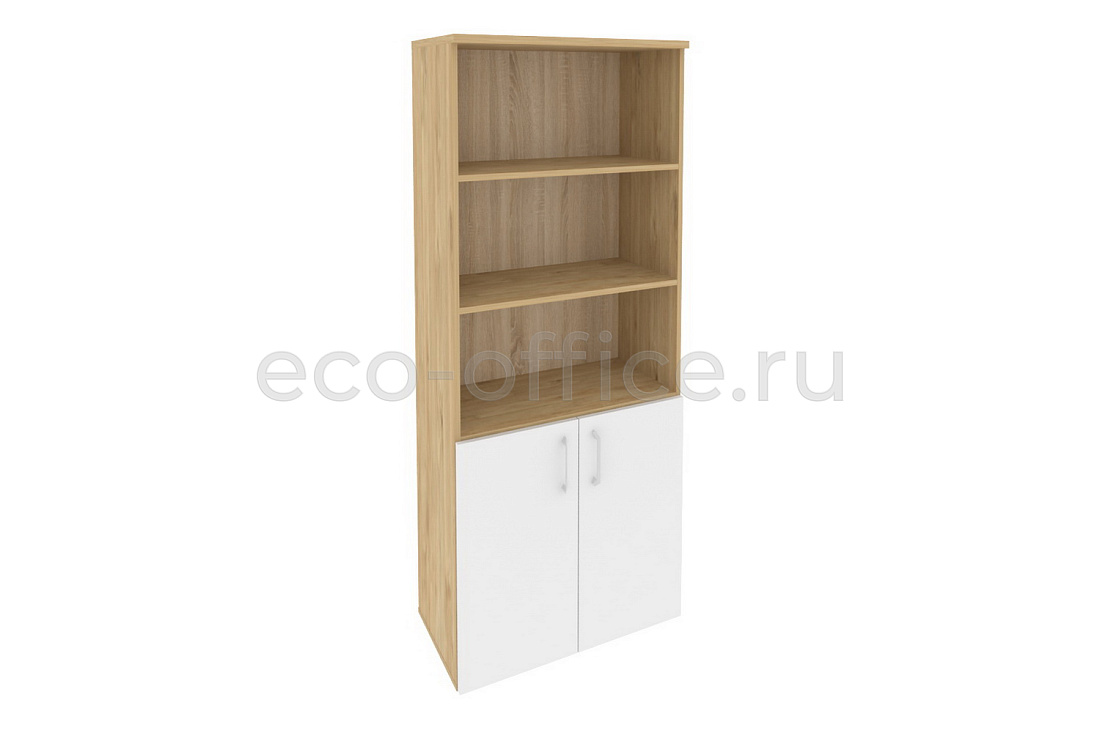 Шкаф высокий широкий ONIX O.ST-1.1 Тиквуд Светлый / Белый Бриллиант  стоимость
