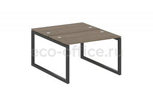 Рабочая станция METAL SYSTEM QUATTRO 5x5 50БО.РАС-СП-2.2 Вяз Благородный / Антрацит металл фото