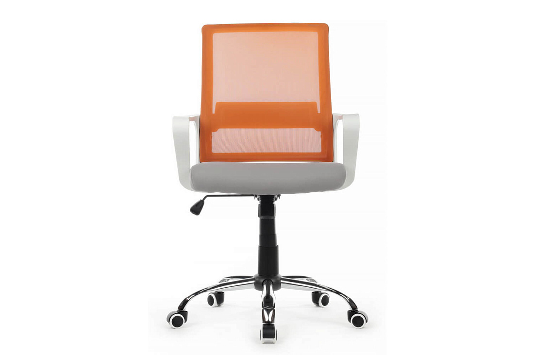 кресло rv chair mint 1029mw оранжевая сетка / серая ткань фото