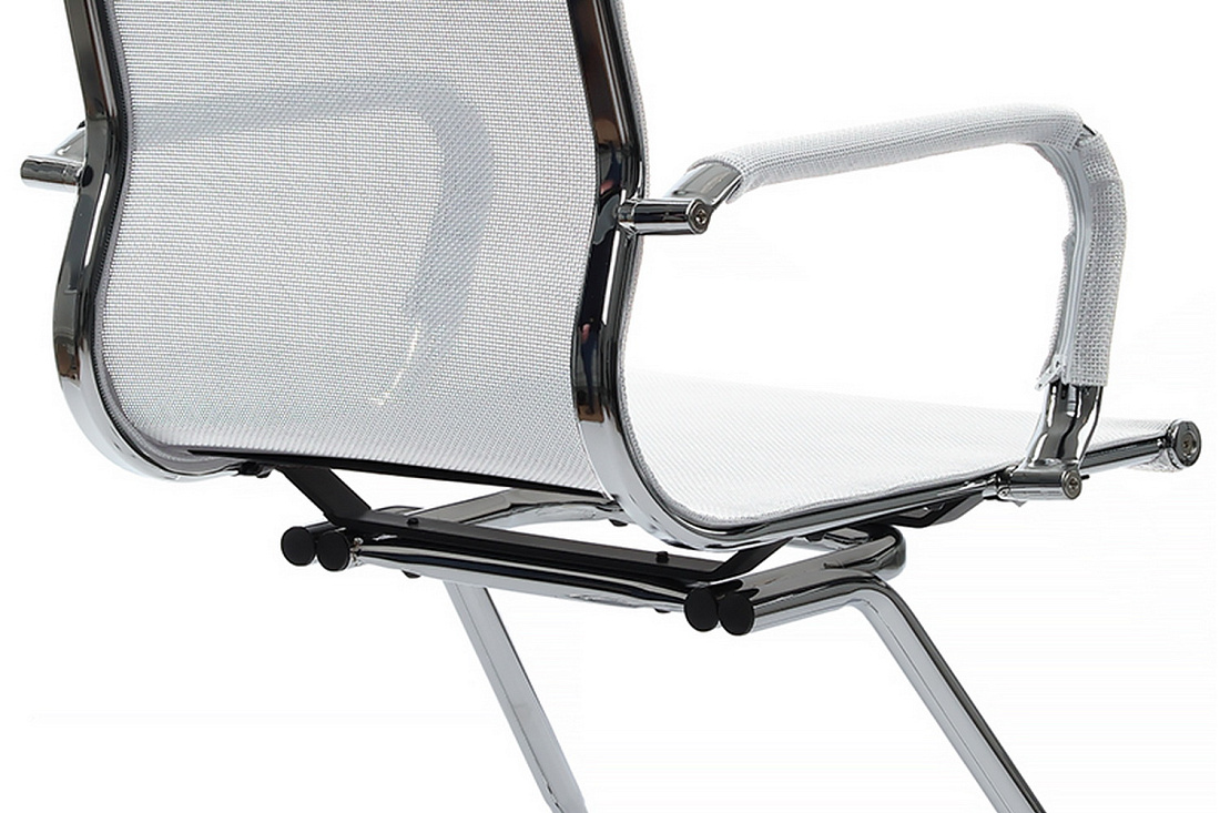 Конференц-кресло RV Chair HUGO 6001-3E Белая сетка  стоимость