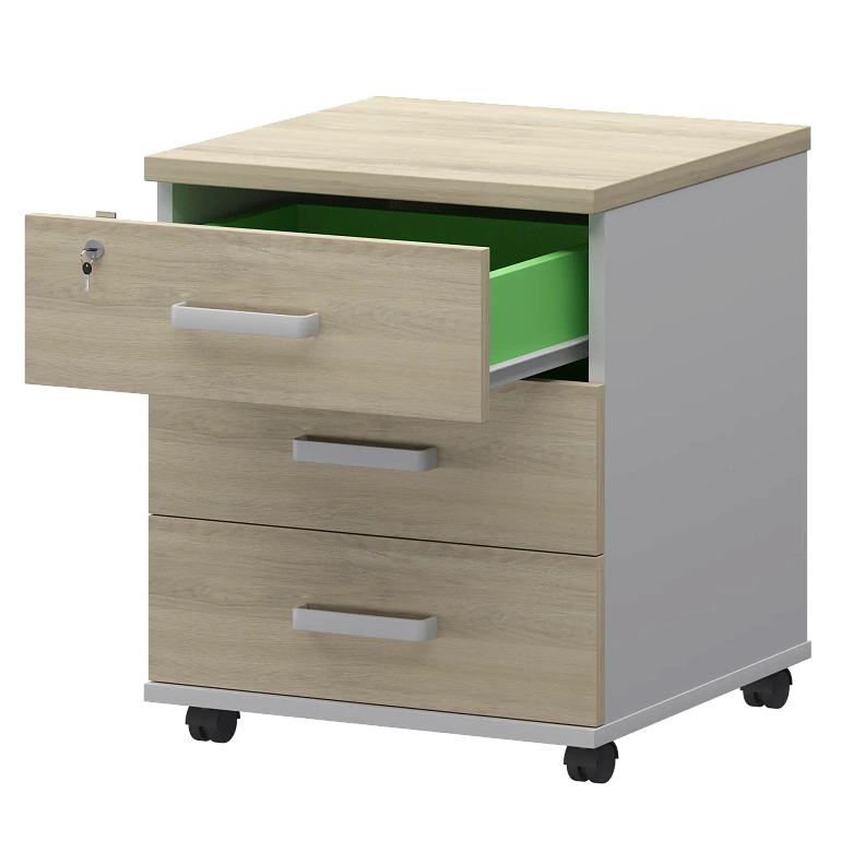 тумба подкатная protech смт-3пц тип2 белый/кронберг фото