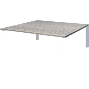 Стол переговорный на металлокаркасе Protech НТМП.П-120.11 Лиственница/Белый фото