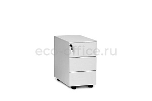 Тумба мобильная 3 ящика узкая UNI СSP3 BI / 5133764901 CS3 BI / 5133359901Белый фото