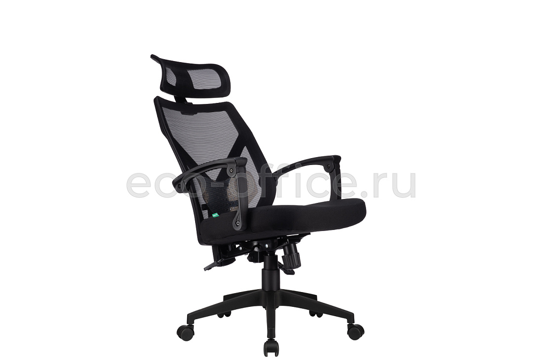 Кресло RV Chair OLIVER W-203 AC Чёрный пластик / Чёрная сетка  стоимость