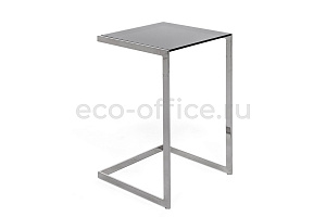 Стол кофейный TOWER polish base black glass AXA Чёрное стекло фото