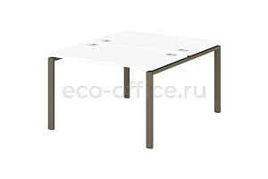 Стол-тандем на металлокаркасе 60*30 SENTIDA COLOR S-41 Тирамису фото
