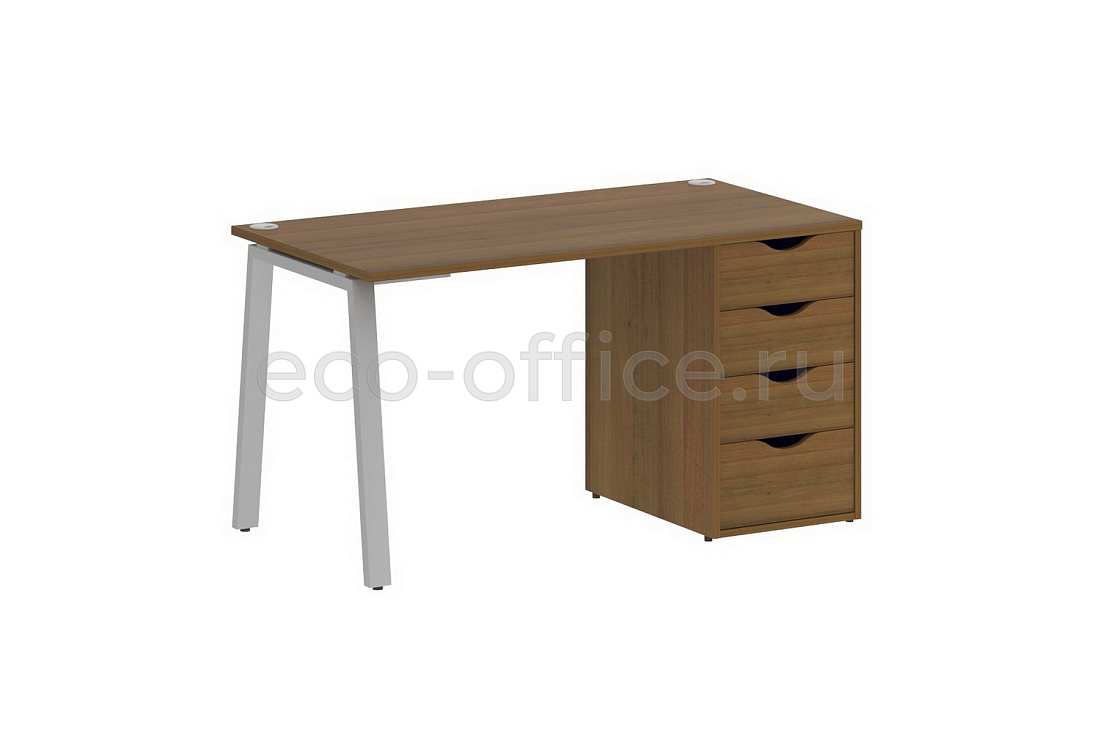 Стол письменный HomeOffice VR.SP-3-138.4.A grey Орех Гварнери  стоимость
