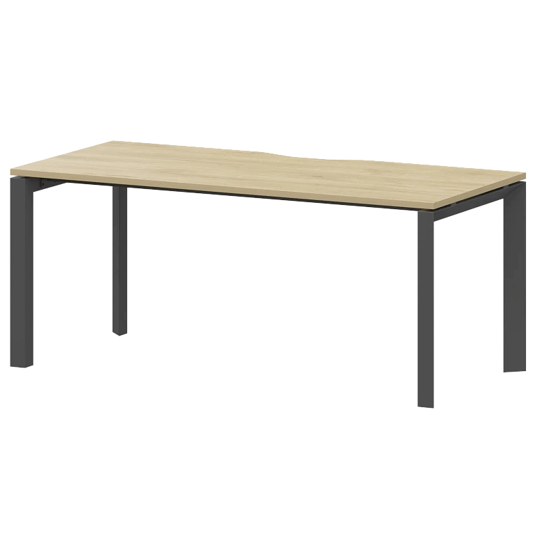 стол на металлокаркасе protech нтмп.п-160 баттл рок/антрацит фото