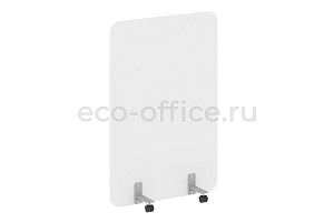 Перегородка на металлических опорах, на роликах R-LINE DP.R-100-150 Белый Бриллиант фото