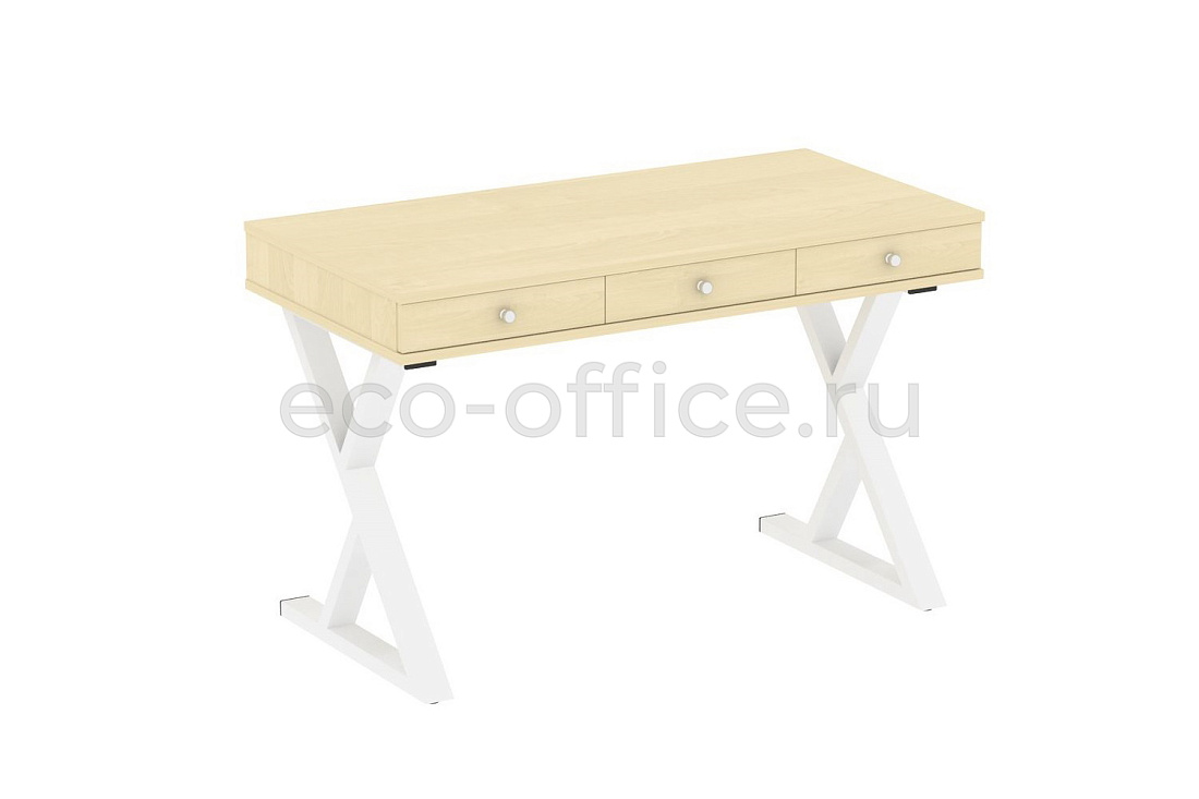 Стол на металлокаркасе HomeOffice VR.SP-1-118.M white Клён  стоимость