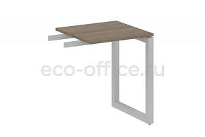 Приставной элемент на О-образном м/к METAL SYSTEM QUATTRO 5x5 50БО.ПР-1 Вяз Благородный / Серый металл фото