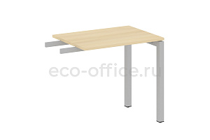 Приставной элемент на П-образном м/к METAL SYSTEM QUATTRO 5x5 50БП.ПР-2 Акация Лорка / Серый металл фото