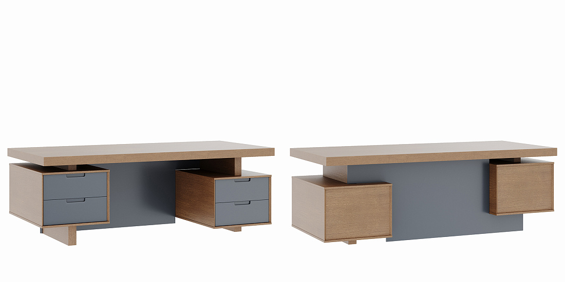 стол письменный с тумбами малыми concept con36210424 фото