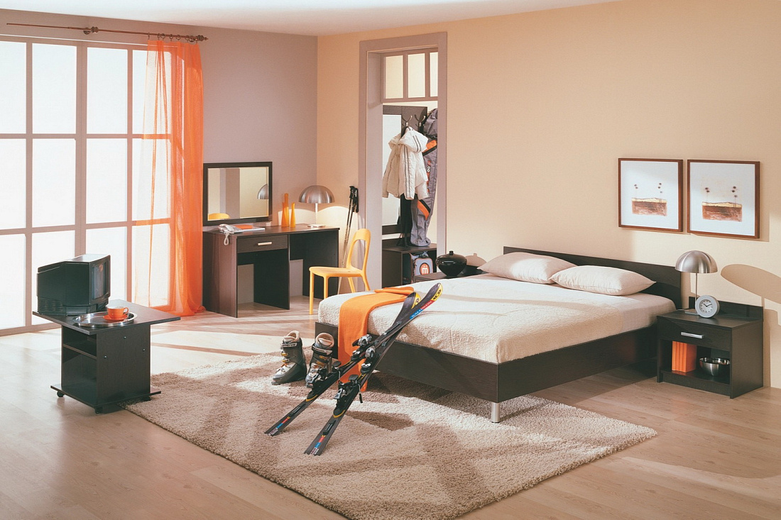 мебель для гостиниц респект дуб венге фото