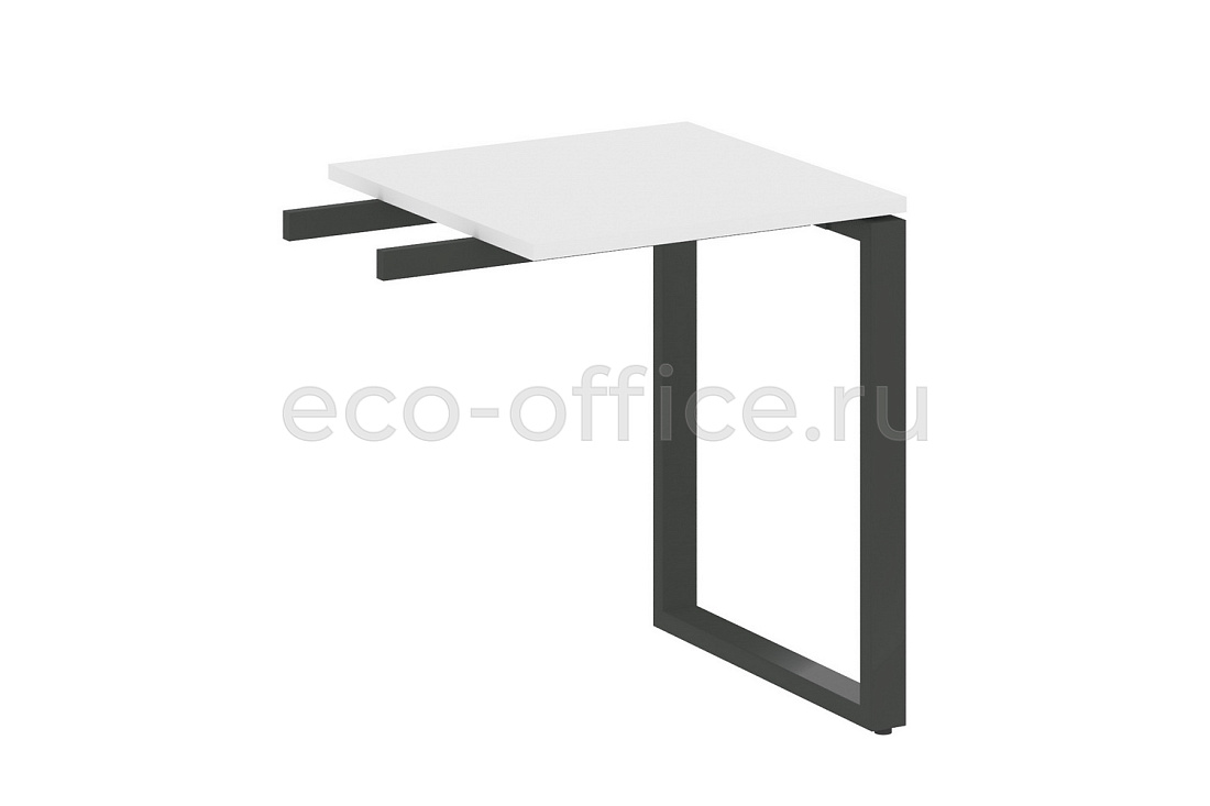 Приставной элемент на О-образном м/к METAL SYSTEM STYLE БО.ПР-1 Белый / Антрацит металл  стоимость
