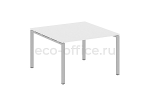 Стол переговорный (1 столешница) METAL SYSTEM STYLE БП.ПРГ-1.2 Белый / Серый металл фото