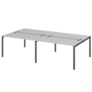 Бенч двойной на 4 рабочих места Protech АМБ-004.60-4 Серый/Антрацит фото