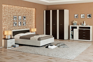 Мебель для гостиниц БОЛОНЬЯ Дуб Венге / Сосна Винтер фото