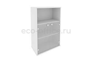 Шкаф средний широкий STYLE Л.СТ-2.2 Белый фото