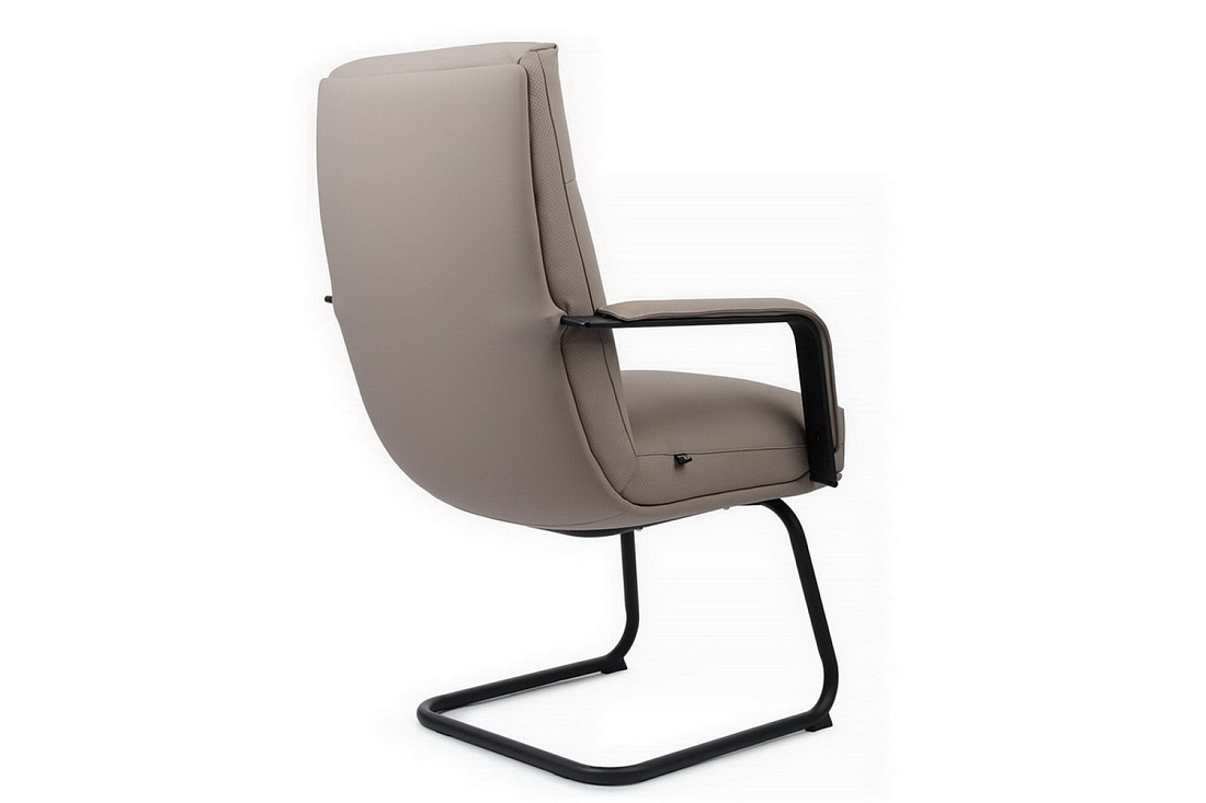 конференц-кресло rv chair otto cv-p001bs бежевая экокожа фото