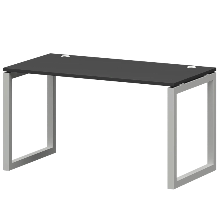 стол на металлокаркасе protech смс25-о-10к.73.пр50 графит/белый фото
