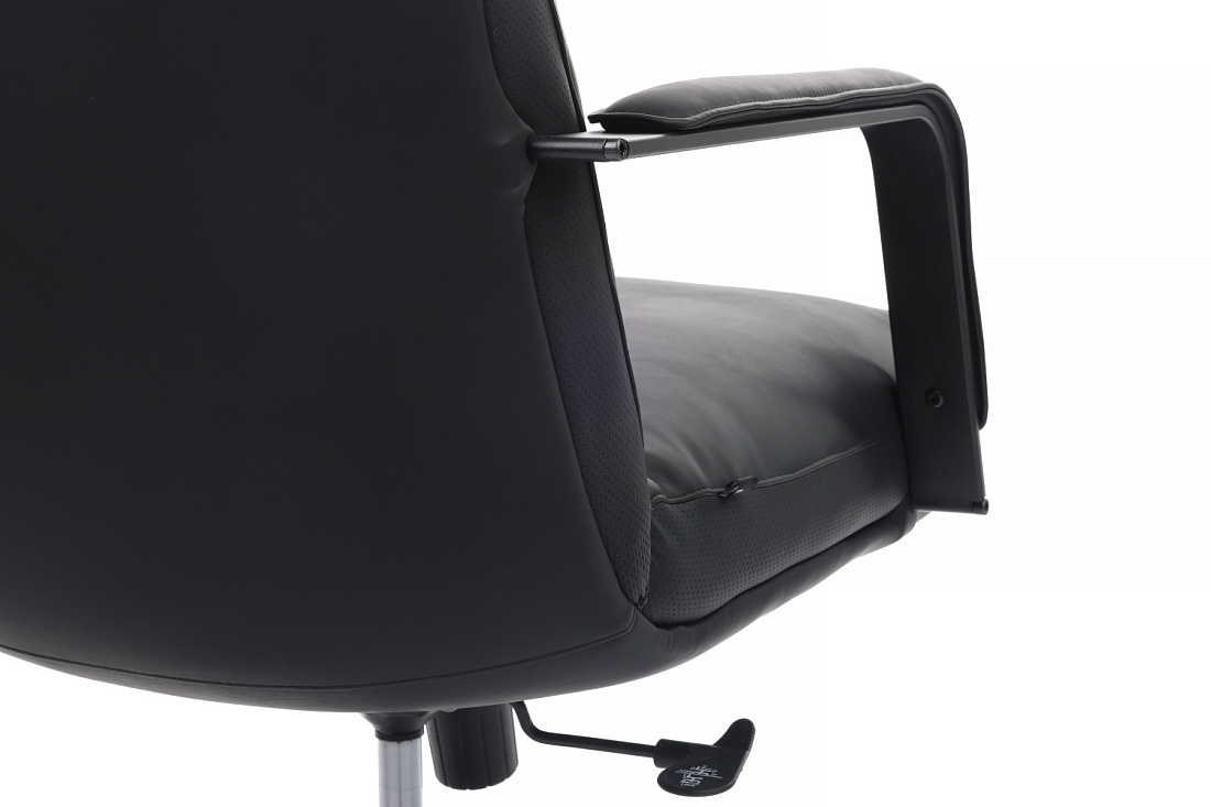 кресло руководителя rv chair otto cm-p001as чёрная экокожа фото
