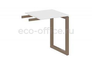 Приставной элемент на О-образном м/к METAL SYSTEM QUATTRO 5x5 50БО.ПР-1 Белый / Мокко металл фото