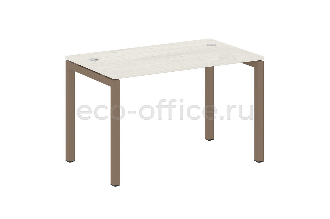 Стол письменный METAL SYSTEM QUATTRO 5x5 50БП.СП-2 Дуб Наварра / Мокко металл купить в Москве