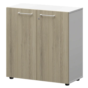 Шкаф низкий закрытый Protech СМШ28F(Б) Кронберг/Белый фото