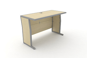 Стол для преподавателя DESK DK-1200U Клён / Серый металл фото