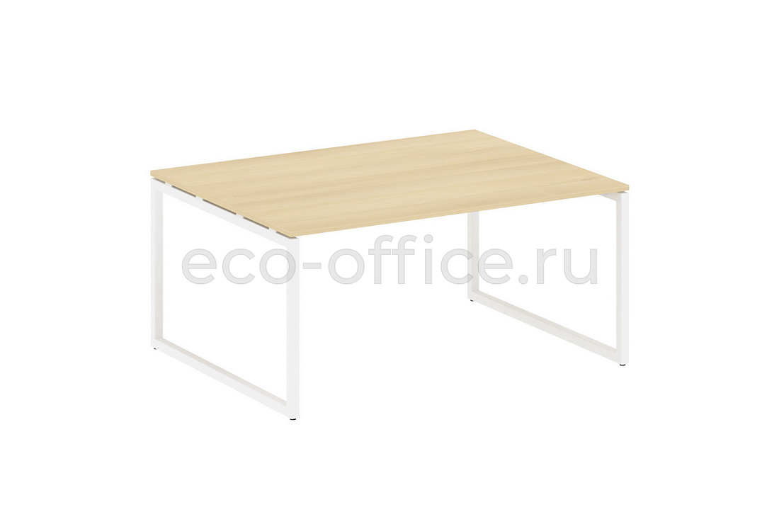 Стол переговорный (1 столешница) METAL SYSTEM QUATTRO 4x4 40БО.ПРГ-1.4 Акация Лорка / Белый металл  стоимость