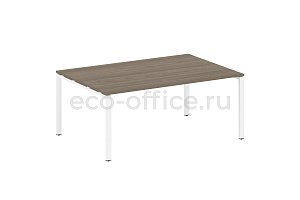 Стол переговорный (1 столешница) METAL SYSTEM STYLE БП.ПРГ-1.5 Вяз Благородный / Белый металл фото