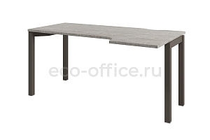 Бенч-система эргономичная, начальная секция SOLUTION D-521 R Бетон Чефалу / Трюфель фото