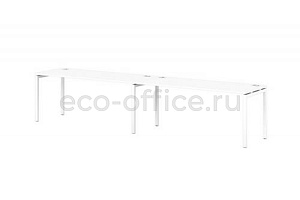Линейный кластер на металлокаркасе 40*40 SENTIDA STEEL S-138 Белый фото
