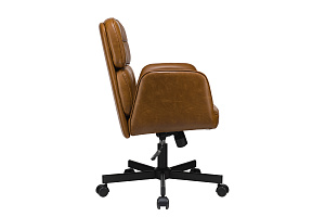 Кресло ECO-CHAIR PASCAL W-255 Светло-коричневая экокожа фото