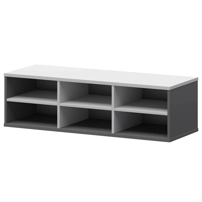 надставка с вставкой для тумбы-купе protech смт-12нв.18 тип2 графит/белый фото