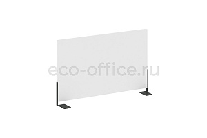Экран для стола боковой L600 METAL SYSTEM STYLE Б.ЭКР-60 Белый / Антрацит металл фото