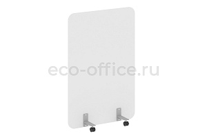 Перегородка на металлических опорах, на роликах R-LINE DP.R-100-150 Белый фото