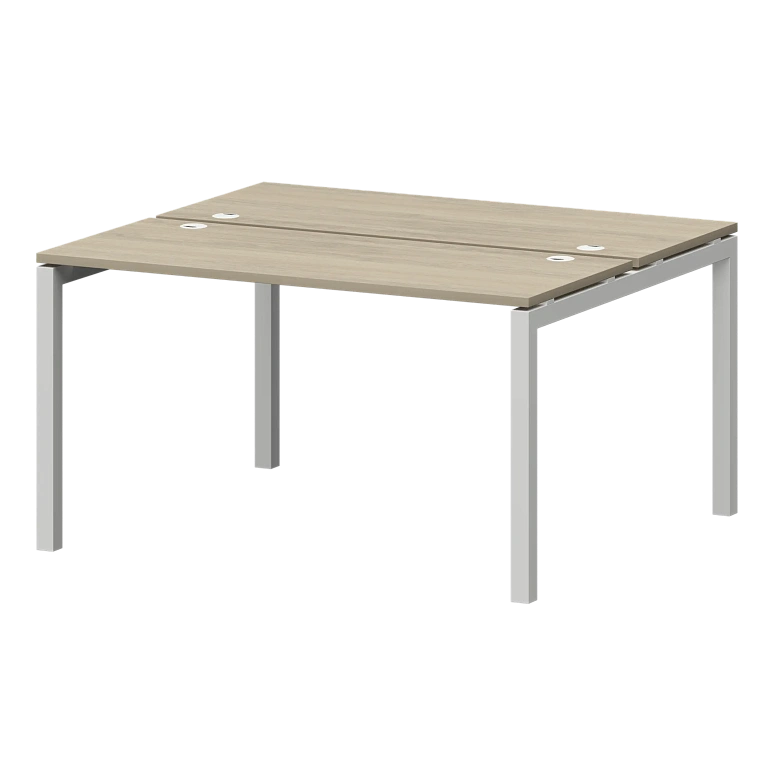 бенч двойной на металлокаркасе protech смс2-п-10к.120.пр50 кронберг/белый фото