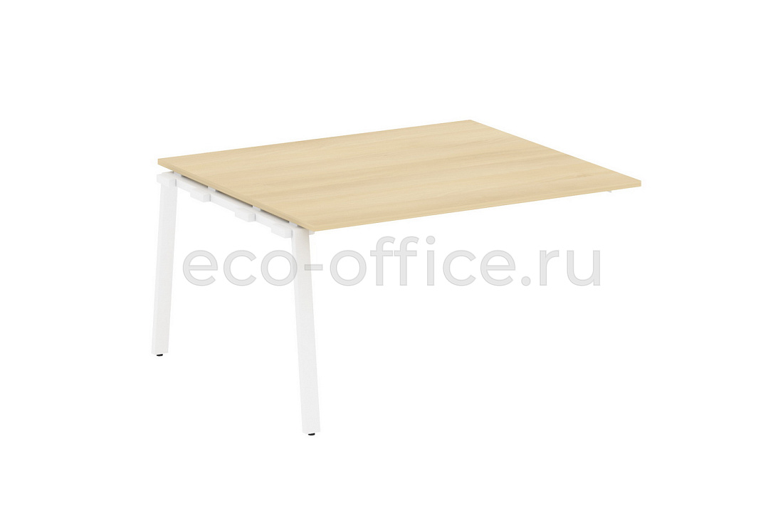 Проходной наборный элемент переговорного стола METAL SYSTEM STYLE БА.ППРГ-3 Акация Лорка / Белый металл  стоимость