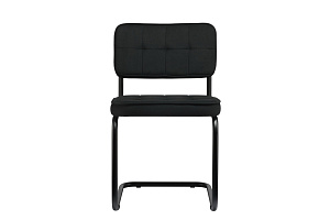 Комплект конференц-кресел ECO-CHAIR COLOMBO Comfort CLM-05 Чёрный велюр / Черный металл фото