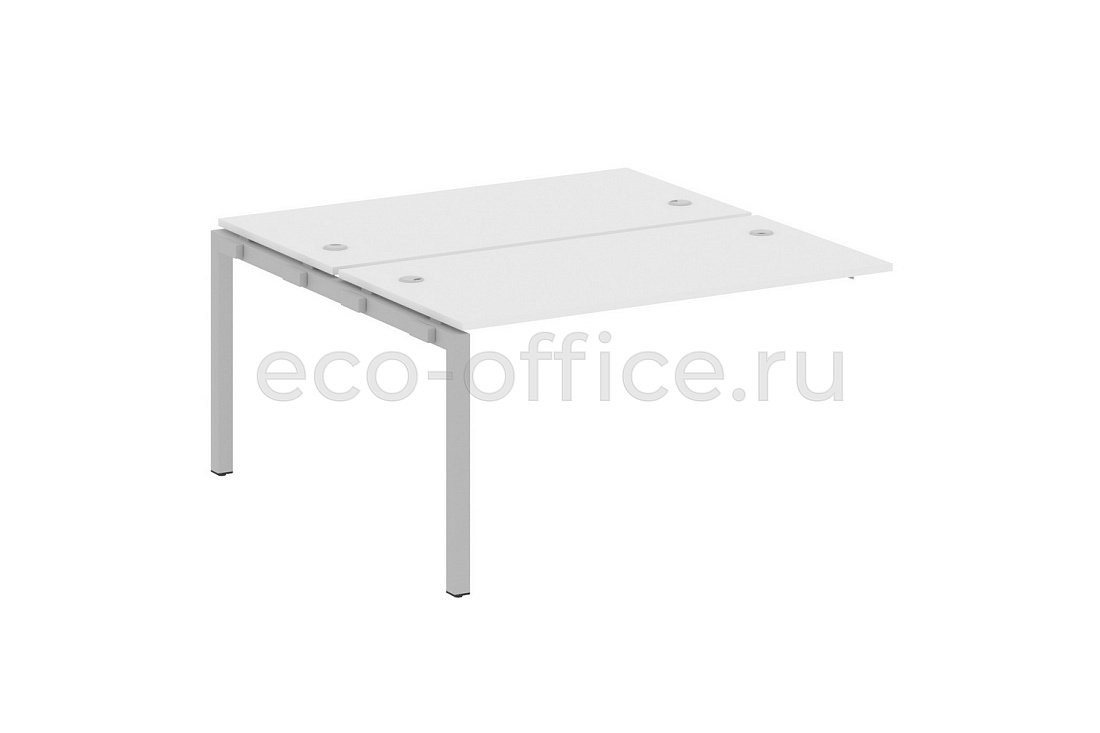 Проходной наборный элемент METAL SYSTEM QUATTRO 5x5 50БП.ПРС-СП-2.3 Белый / Серый металл купить в Москве