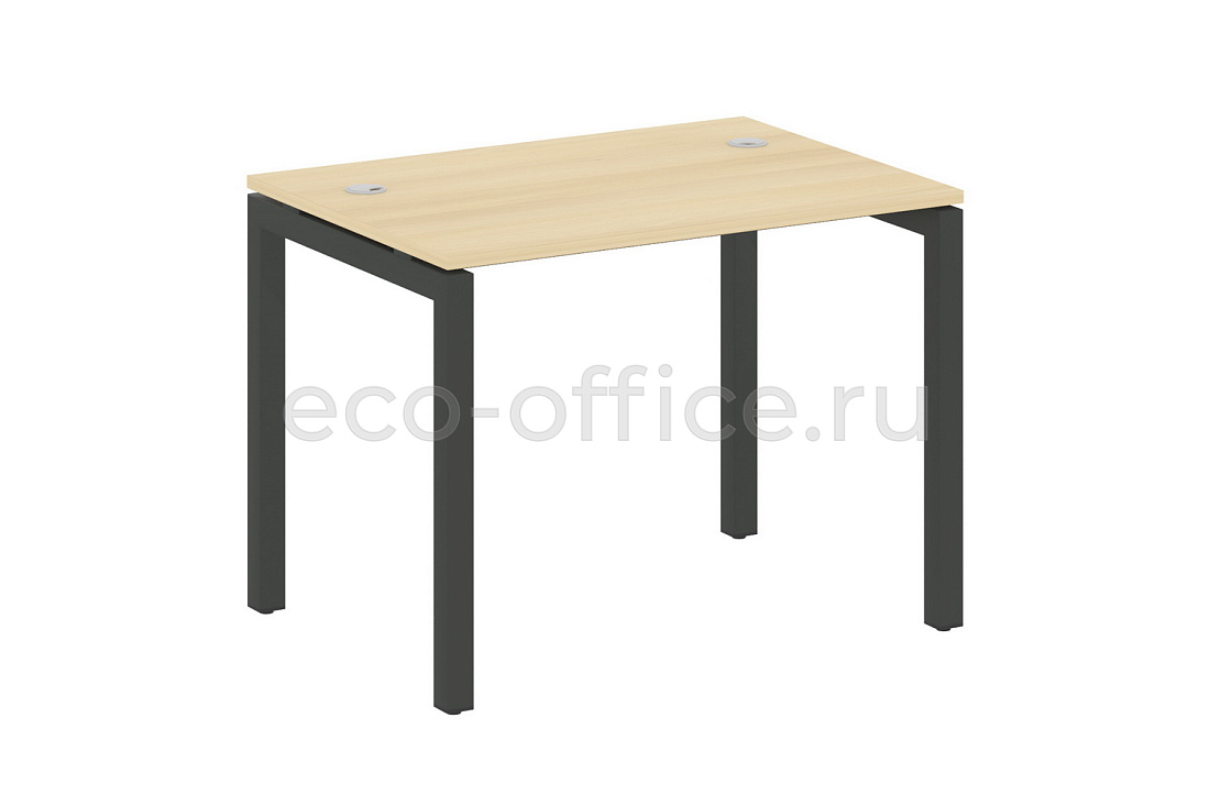 Стол письменный METAL SYSTEM QUATTRO 5x5 50БП.СП-1 Акация Лорка / Антрацит металл купить в Москве