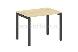 Стол письменный METAL SYSTEM QUATTRO 5x5 50БП.СП-1 Акация Лорка / Антрацит металл фото