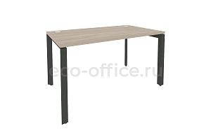 Стол рабочий на П-образном м/к ONIX O.MP-SP-3.8 Дуб Аттик / Антрацит металл фото