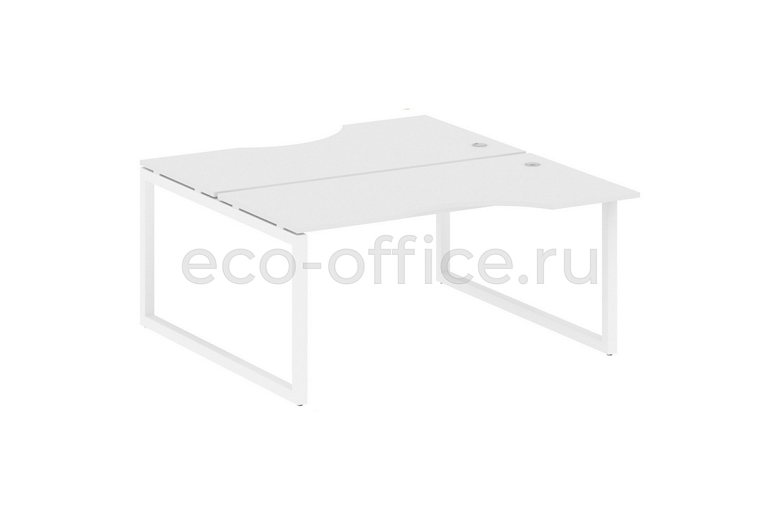 Рабочая станция криволинейная METAL SYSTEM QUATTRO 5x5 50БО.РАС-СА-2.1 Белый / Белый металл  стоимость