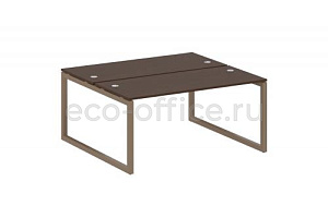 Рабочая станция METAL SYSTEM QUATTRO 5x5 50БО.РАС-СП-2.4 Венге Цаво / Мокко металл фото