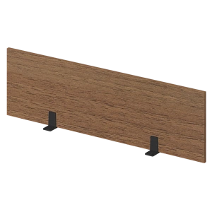 Экран для одиночного стола Protech СМЭ18-12 Орех/Антрацит фото